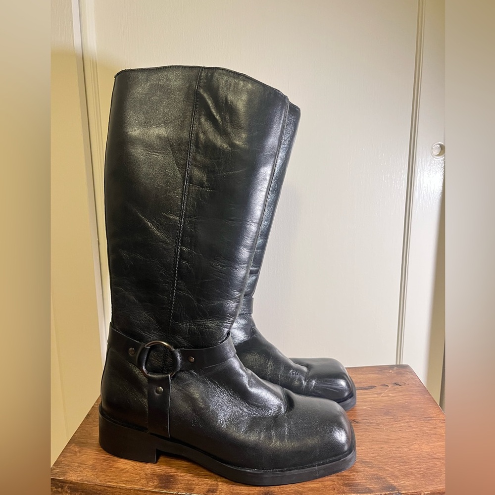 Italian Leather Tall Boots